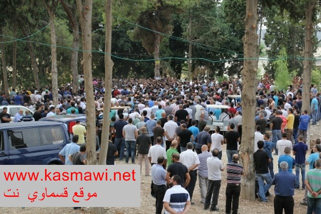 كفرقرع : جماهير غفيرة في وداع الشاب رضا محمد عثامنة 
